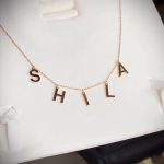 گردنبند طلا اسم شیلا