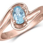 انگشتر نگین دار طلا 2