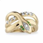 انگشتر نگین دار طلا 1