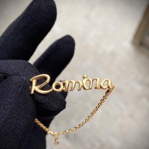 گردنبند اسم طلا رومینا ( ROMINA )
